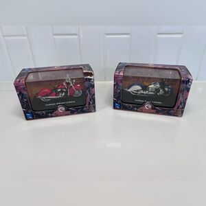 New Ray Indian Motorcycle 1/32 Scale 2 Lot Indian Four 1939 Indian Chief 1947